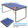 Yeah Depot - Table Tennis Table Midsize Foldable & Portable Ping Pong Table Set with Net and 2 Ping Pong Paddles for Indoor Outdoor Game