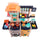 Yeah Depot - Large Pretend Play Kitchen Set Kids Cooking Playset with Realistic Lights, Vivid Sounds, Play Phone, Clock and 65 Pcs Accessories, 3 +, Blue