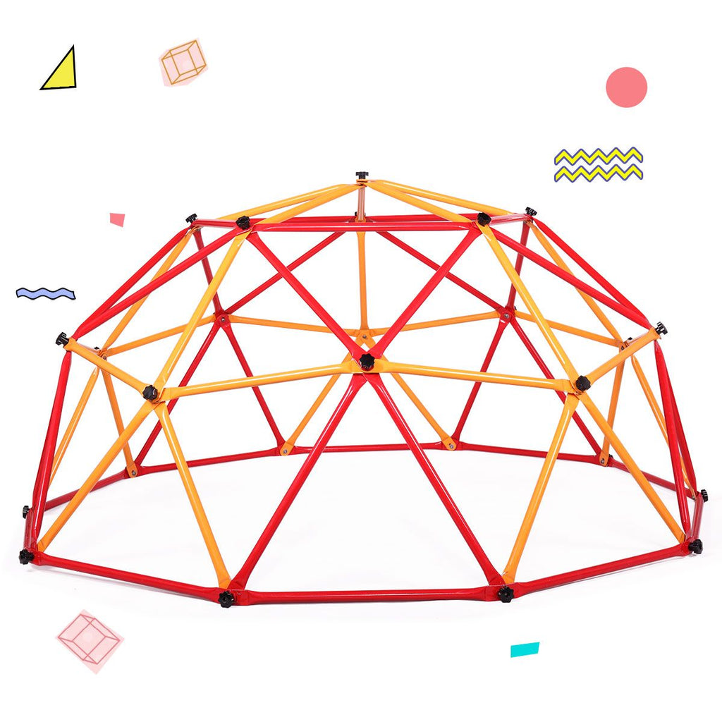 Yeah Depot - Kid's Universal Exercise Dome Climber Outdoor Monkey Climbing Bars Play Center for Fun