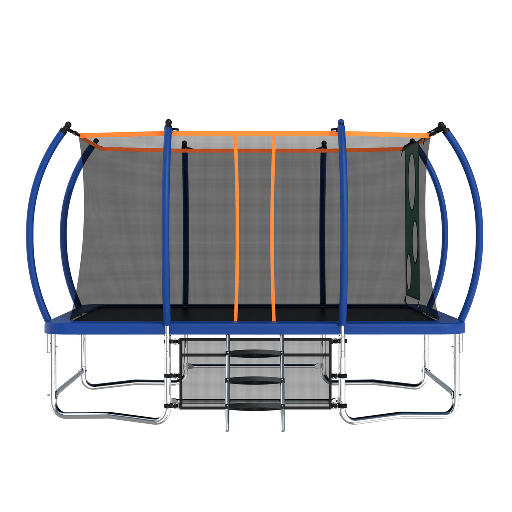 Yeah Depot - 8X14FT Outdoor Square Trampolines for Kids Adults Long Rectangular Tumbling Trampoline