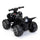 Yeah Depot - Kids Ride-on ATV, 6V Battery Powered Electric Quad Car with Music, LED Lights and Spray Device, 4 Wheeled Ride-on Toy for Toddlers Age 3-5, Black
