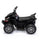 Yeah Depot - Kids Ride-on ATV, 6V Battery Powered Electric Quad Car with Music, LED Lights and Spray Device, 4 Wheeled Ride-on Toy for Toddlers Age 3-5, Black
