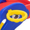Yeah Depot - Toddler Slide, Dolphin Play Slide for Outdoor and Indoor, Freestanding Climber Playset with Basketball Hoop, Ball and Ladder, Red and Blue