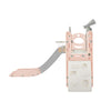 Yeah Depot - Kids Slide Playset Structure 9 in 1, Freestanding Spaceship Set with Slide, Arch Tunnel, Ring Toss, Drawing Whiteboardl and Basketball Hoop for Toddlers, Kids Climbers Playground