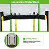 Yeah Depot - 7FT Trampoline for Kids with Safety Enclosure Net, Slide and Ladder, Easy Assembly Round Outdoor Recreational Trampoline