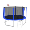 Yeah Depot - 12FT Trampoline for Kids & Adults with Basketball Hoop and Ball ,Recreational Trampolines with Safety Enclosure for Back Yard Outdoor