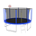 Yeah Depot - 12FT Trampoline for Kids & Adults with Basketball Hoop and Ball ,Recreational Trampolines with Safety Enclosure for Back Yard Outdoor
