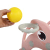 Yeah Depot - 2 in 1 Slide, Toddler Freestanding Extra Long Slide with Basketball Hoop & Ball, Indoor Outdoor, Pink
