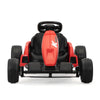 Yeah Depot - 24V Electric Kids Go Kart, Battery Powered Outdoor Ride On Toy w/ 5 mph Max Speed, Music, Horn, Power Display, Protectors, Red and Black