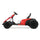 Yeah Depot - 24V Electric Kids Go Kart, Battery Powered Outdoor Ride On Toy w/ 5 mph Max Speed, Music, Horn, Power Display, Protectors, Red and Black