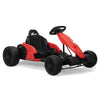 Yeah Depot - 24V Electric Kids Go Kart, Battery Powered Outdoor Ride On Toy w/ 5 mph Max Speed, Music, Horn, Power Display, Protectors, Red and Black