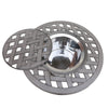 Yeah Depot - 21 Inches Cast Aluminum Round Table With Ice Bucket