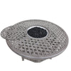Yeah Depot - Cast Aluminum Propane Gas Firepit Table, Chat Height