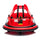 Yeah Depot - 12V ride on bumper car for kids,electric car for kids,1.5-5 Years Old,W/Remote Control, LED Lights, Bluetooth & 360 Degree Spin, Vehicle body with anti-collision padding Five-point Safety Belt,2wd