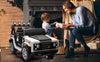 Yeah Depot - 12v7a 30w*2 Four-wheel drive leather seat one button start,forward and backward, high and low speed, music, front light, power display, two doors can open, 2.4G R/C, seat belt four wheel absorber