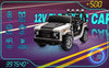 Yeah Depot - 12v7a 30w*2 Four-wheel drive leather seat one button start,forward and backward, high and low speed, music, front light, power display, two doors can open, 2.4G R/C, seat belt four wheel absorber