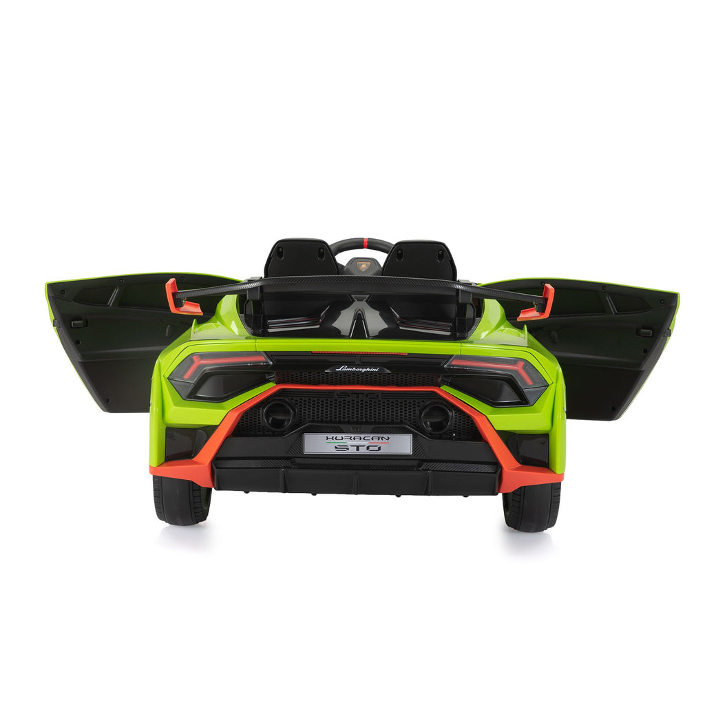 Yeah Depot - 12V Battery Powered Ride On Car for Kids, Licensed Lamborghini, Remote Control Toy Vehicle with Music Player, LED Light, 2 Driving Modes