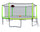 Yeah Depot - 15FT Trampoline with Basketball Hoop Inflator and Ladder(Inner Safety Enclosure) Green