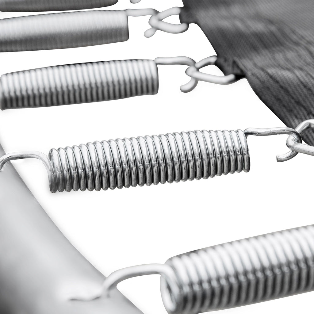 Yeah Depot - 14FT Trampoline with Basketball Hoop Inflator and Ladder(Inner Safety Enclosure) Green