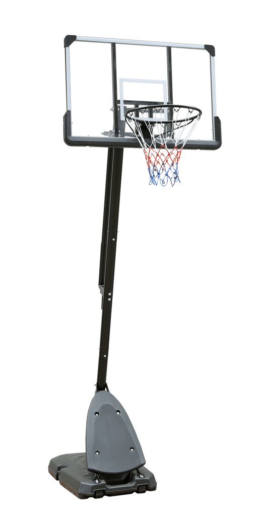 Yeah Depot - Height Adjustable 7.5 to 10ft Basketball Hoop 44 Inch Backboard Portable Basketball Goal System with Stable Base and Wheels, use for Outdoor