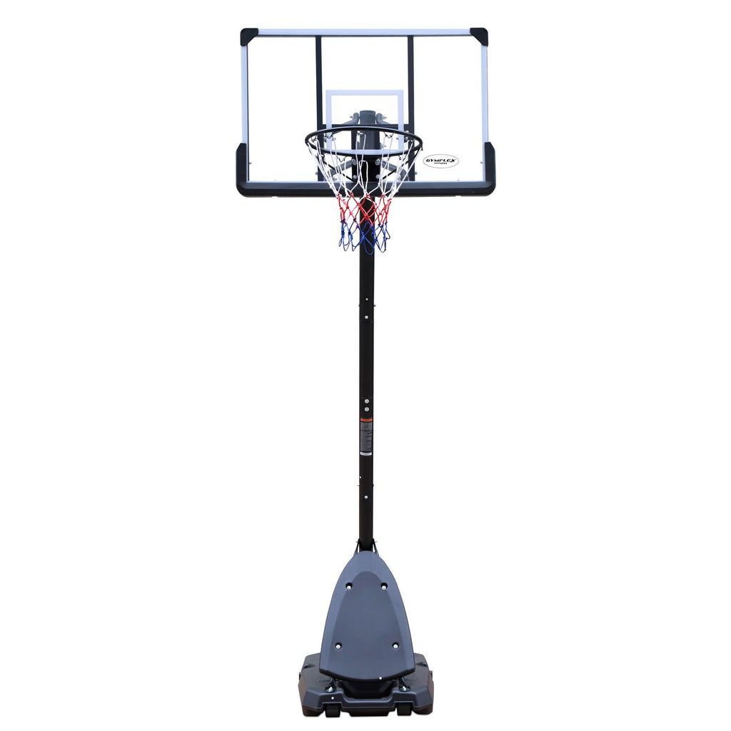 Yeah Depot - Height Adjustable 7.5 to 10ft Basketball Hoop 44 Inch Backboard Portable Basketball Goal System with Stable Base and Wheels, use for Outdoor