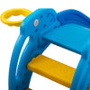 Yeah Depot - 3 in 1 Kids Climber and Slide, Toddler Play Set with Basketball Hoop and Ball, Indoor Outdoor Freestanding Slide for Preschool Boys Girls, Blue Dolphin