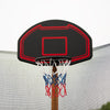 Yeah Depot - 16FT Trampoline with Basketball Hoop pump and Ladder(Inner Safety Enclosure) with soccer goal Green