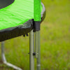 Yeah Depot - 16FT Trampoline with Basketball Hoop pump and Ladder(Inner Safety Enclosure) with soccer goal Green