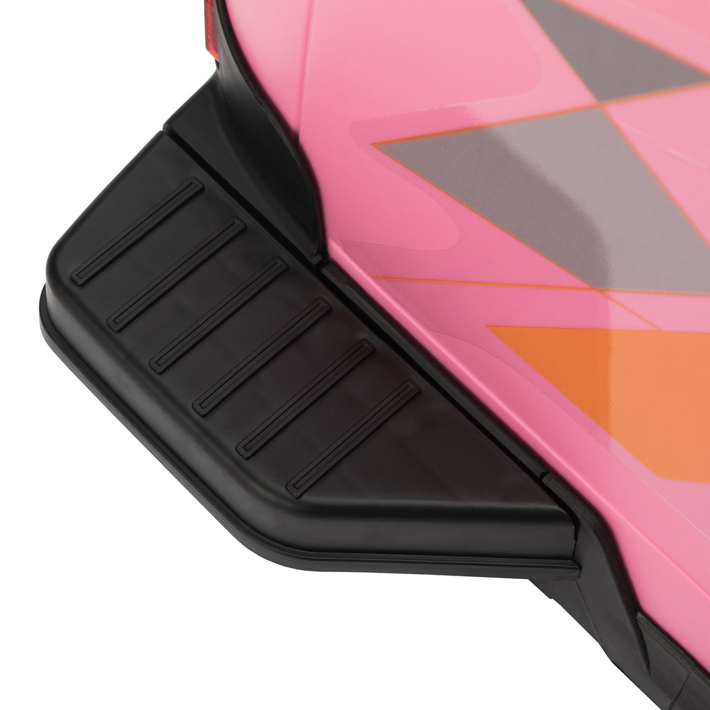 Yeah Depot - 12V Kids Ride On Box, Electric Box Car with High-Low Speeds, Variable Speed Throttle, MP3, USB, Storage, Battery Powered Toy Gift for 8-12 Years Old, Pink + Black