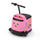 Yeah Depot - 12V Kids Ride On Box, Electric Box Car with High-Low Speeds, Variable Speed Throttle, MP3, USB, Storage, Battery Powered Toy Gift for 8-12 Years Old, Pink + Black