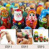 Aevvv - Blank Nesting Dolls Lot of 5 Sets by 4 pcs Blank Matryoshka Dolls for DIY Ideas