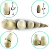 Matryoshka&Handicraft - Unpainted Nesting Dolls DIY 7 Pcs Matryoshka Nesting Dolls Blank DIY Unfinished