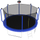 Yeah Depot - 14FT Trampoline with Basketball Hoop, ASTM Approved Reinforced Type Outdoor Trampoline with Enclosure Net