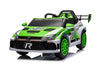 Yeah Depot - 12V4A 20W*2 one button start, forward and backward, high and low speed, music, front light, power display, two doors can open, 2.4G R/C, seat belt four wheel absorber KIDS RIDE ON CAR