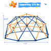 Yeah Depot - Outdoor Dome Climber, Monkey Bars Climbing Tower, Jungle Gym Playground for Kids Aged 3-10, Blue & Yellow