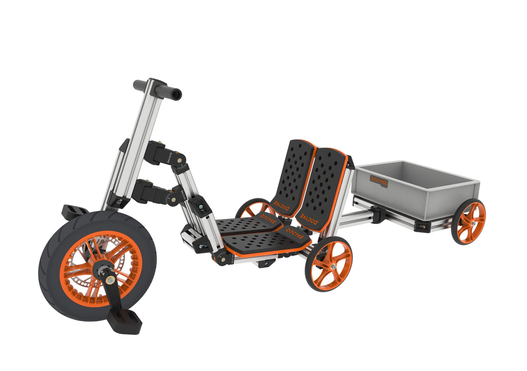 Yeah Depot - KidRock Buildable Kit 20 in 1 Kids Go Kart Set, Suitable for 1 to 8 Years Old, Two Wheel Bike, Three Wheel Bike, Go Kart, Sit/Stand Scooter, etc. Christmas Promotion Plus a snow upgrade package .