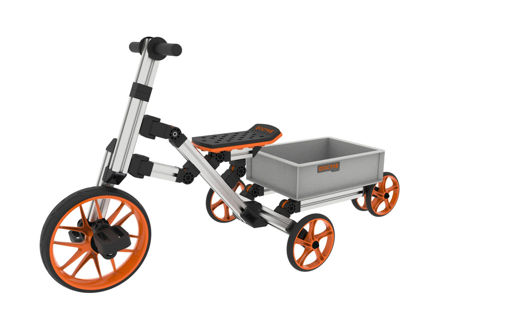 Yeah Depot - KidRock Buildable Kit 20 in 1 Kids Go Kart Set, Suitable for 1 to 8 Years Old, Two Wheel Bike, Three Wheel Bike, Go Kart, Sit/Stand Scooter, etc. Christmas Promotion Plus a snow upgrade package .