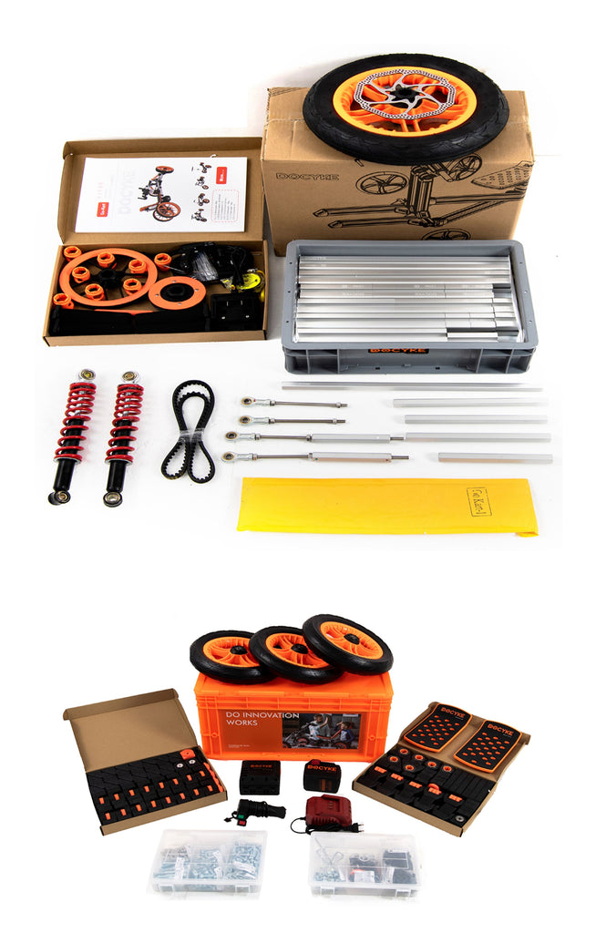 Yeah Depot - Modular design High-strength material electric innovation kart, more than 20 kinds of assembly methods, suitable for outdoor sports, parent-child interaction,Promotion Plus a S-kit
