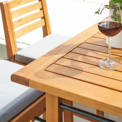 Yeah Depot - Carlton Honey Wood Patio Wood Dining Table