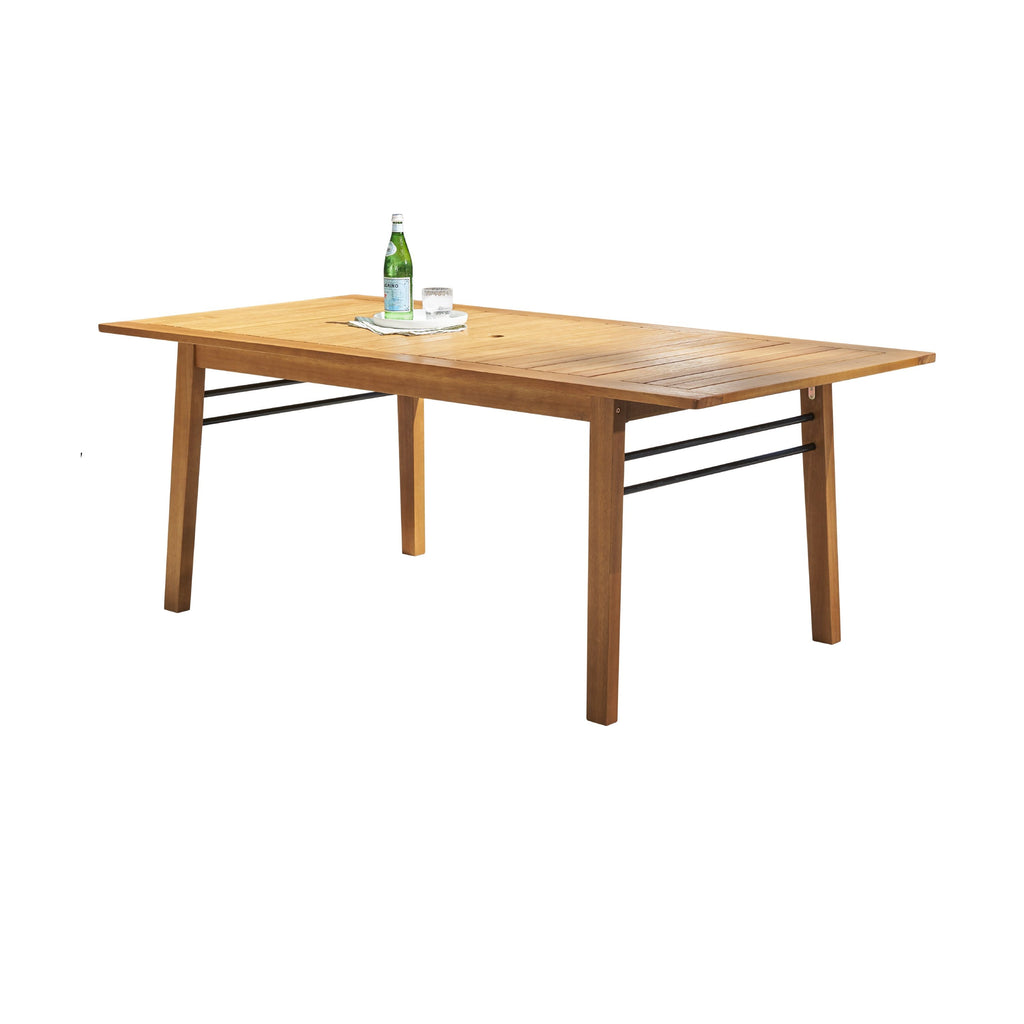 Yeah Depot - Carlton Honey Wood Patio Wood Dining Table