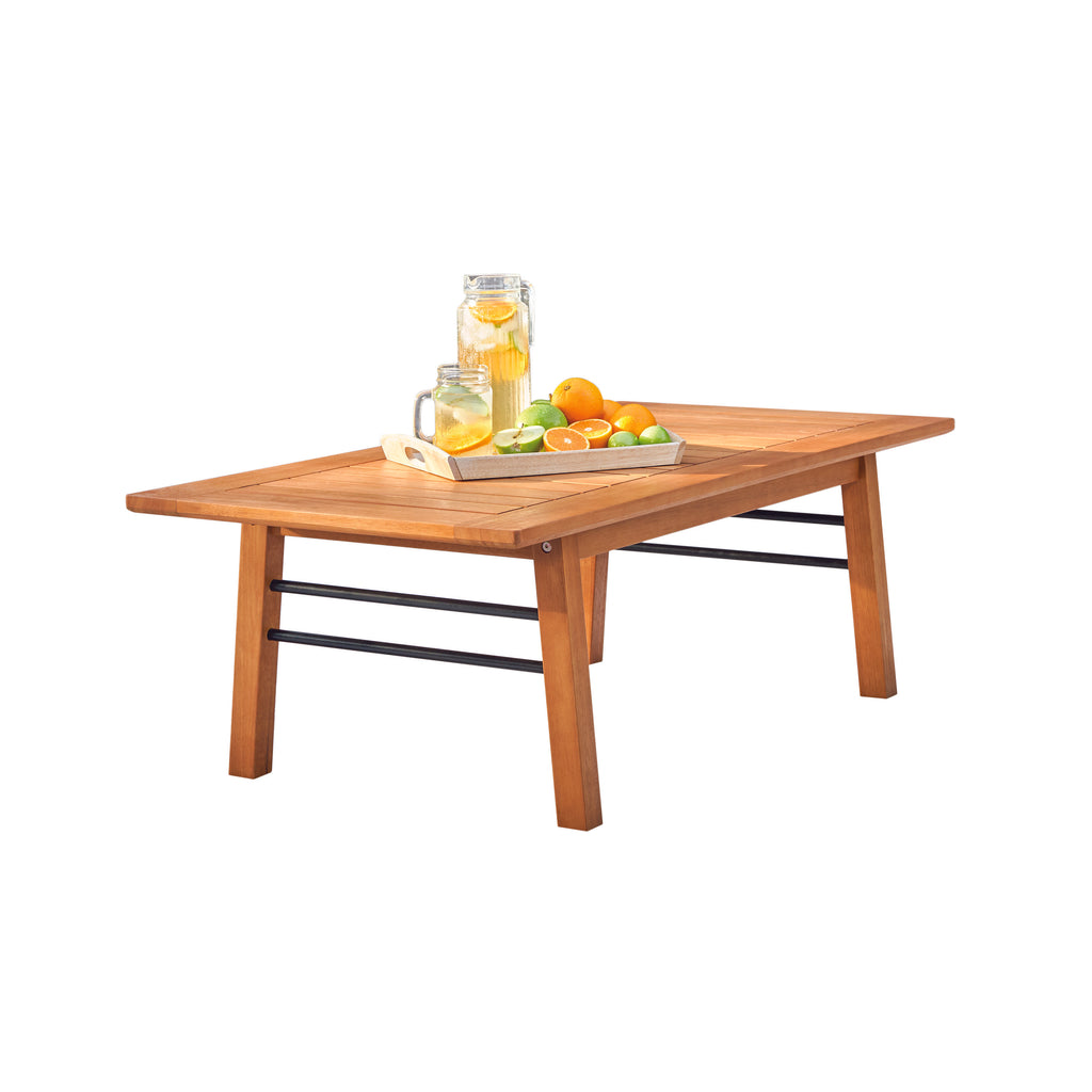 Yeah Depot - Rayna Honey Patio Wood Sofa Table