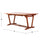 Yeah Depot - Carlton Reddish Brown Tropical Wood Patio Dining Table with Folding Extension