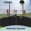 Yeah Depot - 14FT Trampoline for Kids with Safety Enclosure Net, Basketball Hoop and Ladder, Easy Assembly Round Outdoor Recreational Trampoline