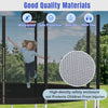 Yeah Depot - 14FT Trampoline for Kids with Safety Enclosure Net, Basketball Hoop and Ladder, Easy Assembly Round Outdoor Recreational Trampoline