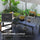 Yeah Depot - Outsunny Rectangle Outdoor Dining Table for 6 People, Steel Rectangular Patio Table with Umbrella Hole, Steel Frame for Garden, Balcony, Black