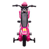 Yeah Depot - 12V Kids Ride on Toy Motorcycle, Electric Motor Toy Bike with Training Wheels for Kids 3-6, Rose Red