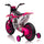 Yeah Depot - 12V Kids Ride on Toy Motorcycle, Electric Motor Toy Bike with Training Wheels for Kids 3-6, Rose Red