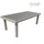 Yeah Depot - Balcones Outdoor Furniture, Wicker Rectangular Dining Table, Gray