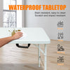 Yeah Depot - 4ft Portable Folding Table Indoor&Outdoor Maximum Weight 135KG Foldable Table for Camping White