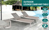 Yeah Depot - Modern design All aluminum outdoor coffee table and lounge